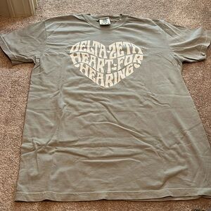 Delta Zeta Tee- heart for hearing